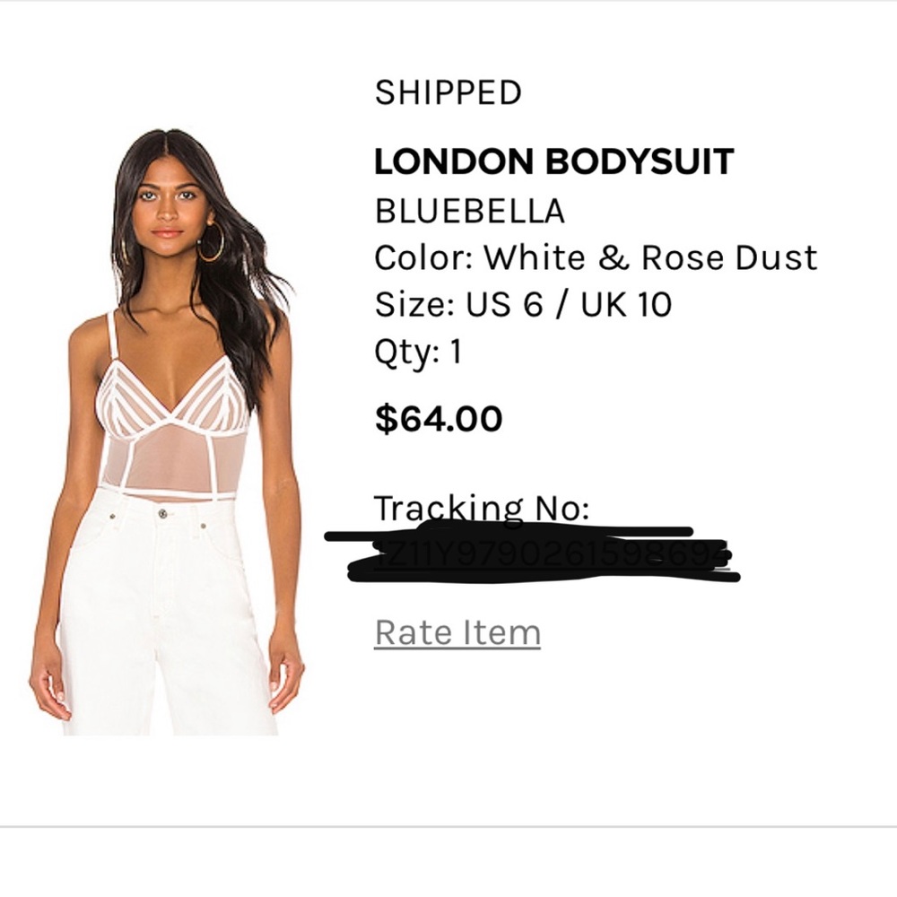 BLUEBELLA Bodysuit size 6